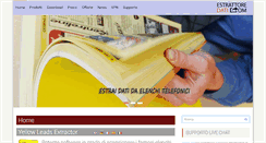 Desktop Screenshot of estrattoredati.com
