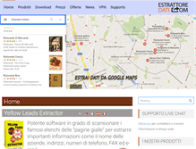 Tablet Screenshot of estrattoredati.com